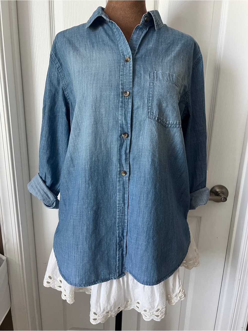 Sonoma Light Blue Denim Shirt